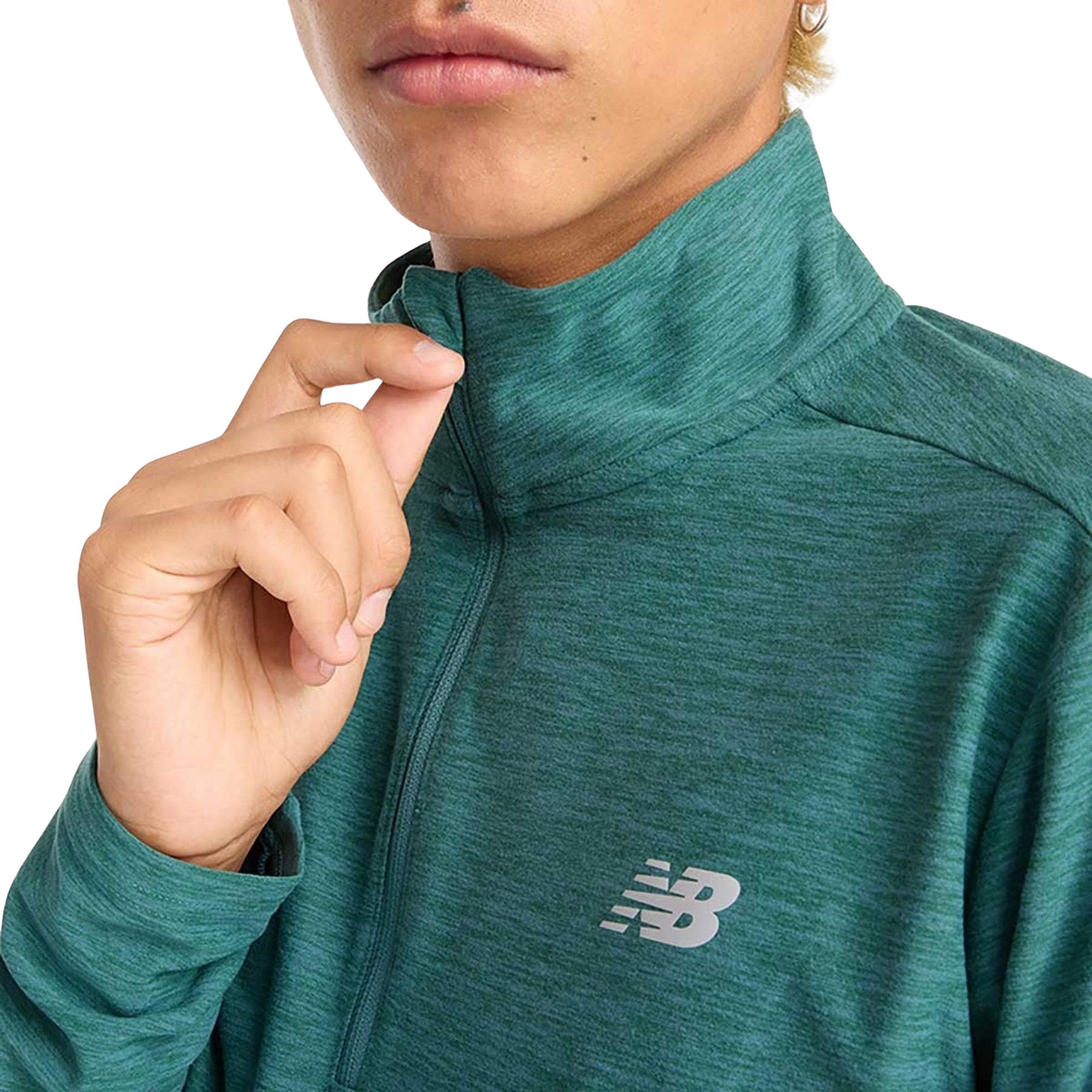 New Balance Space Dye 1/4 Zip Shirt Men | Plutosport